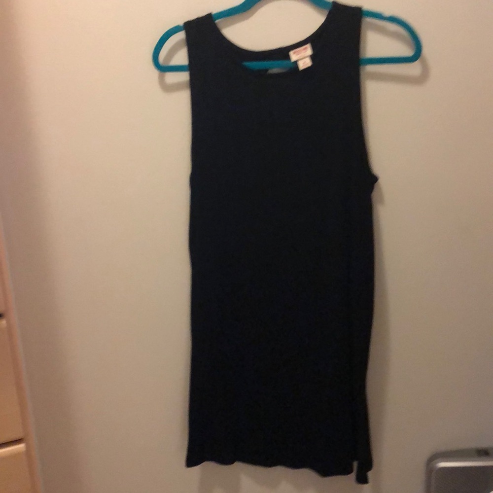 Black mini dress